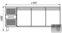 Холодильный стол Cryspi ШС-0,3, фото №6, интернет-магазин пищевого оборудования Систем4