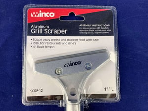 Алюмінієвий скребок для печей з ручкою Winco SCRP-12, фото №4, интернет-магазин пищевого оборудования Систем4
