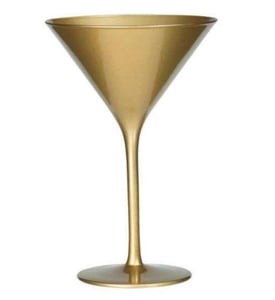 Бокал для мартини золотой Stoelzle 1408325 серия Olympic