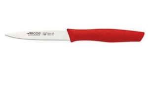 Нож для чистки Arcos 100 мм красный 188622 серия Nova, фото №1, интернет-магазин пищевого оборудования Систем4