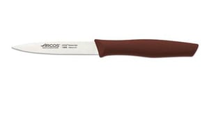 Нож для чистки Arcos 100 мм коричневый 188628 серия Nova, фото №1, интернет-магазин пищевого оборудования Систем4
