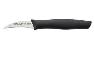 Нож для чистки изогнутый Arcos 60 мм черный 188300 серия Nova, фото №1, интернет-магазин пищевого оборудования Систем4