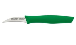 Нож для чистки изогнутый Arcos 60 мм зеленый 188321 серия Nova, фото №1, интернет-магазин пищевого оборудования Систем4