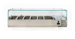 Холодильна вітрина для топінгу Forcold G-VRX1500-380, фото №1, інтернет-магазин харчового обладнання Систем4