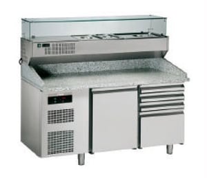 Холодильный стол для пиццы - пиццеола SAGI KBPZ163B, фото №1, интернет-магазин пищевого оборудования Систем4