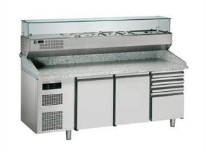 Холодильный стол для пиццы - пиццеола SAGI KBPZ203B