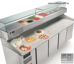 Холодильный стол для пиццы - пиццеола SAGI KBPZ207B, фото №4, интернет-магазин пищевого оборудования Систем4