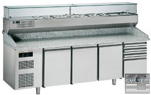 Холодильний стіл для піци - піцеола SAGI KBPZ253B, фото №1, інтернет-магазин харчового обладнання Систем4