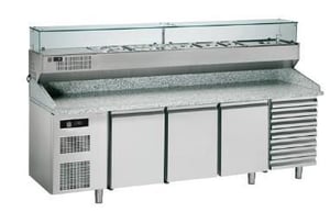 Холодильный стол для пиццы - пиццеола SAGI KBPZ257A, фото №1, интернет-магазин пищевого оборудования Систем4
