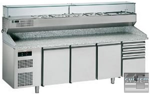 Холодильний стіл для піци - піцеола SAGI KBPZ257B, фото №1, інтернет-магазин харчового обладнання Систем4