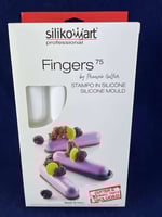 Форма силиконовая+каттер+10 подложек FINGERS 75 Silikomart 130 x27 h27мм, фото №4, интернет-магазин пищевого оборудования Систем4