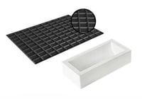 Форма силиконовая+силиконовый коврик KIT BUCHE TABLETTE Silikomart 250x90 h70 мм, фото №1, интернет-магазин пищевого оборудования Систем4