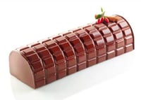 Форма силиконовая+силиконовый коврик KIT BUCHE TABLETTE Silikomart 250x90 h70 мм, фото №1, интернет-магазин пищевого оборудования Систем4