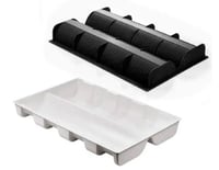 Набор силиконовых форм+пластиковая подставка KIT SQ066 TRONCO Silikomart 580x152х76 мм, фото №2, интернет-магазин пищевого оборудования Систем4
