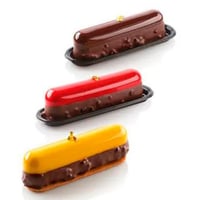 Форма силиконовая L'ECLAIR 120 Silikomart 135х28 h37 мм, фото №1, интернет-магазин пищевого оборудования Систем4