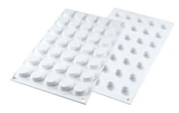 Форма силиконовая MICRO OVAL5 Silikomart Ø26 h 12 мм, фото №1, интернет-магазин пищевого оборудования Систем4