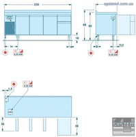 Холодильный стол SAGI UNIVERSAL KUC11A, фото №2, интернет-магазин пищевого оборудования Систем4