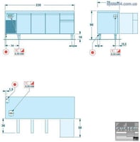 Холодильный стол SAGI UNIVERSAL KUC11M, фото №2, интернет-магазин пищевого оборудования Систем4