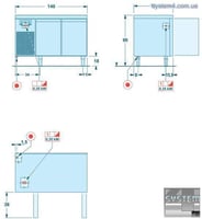 Холодильный стол SAGI IDEA KIAM, фото №2, интернет-магазин пищевого оборудования Систем4