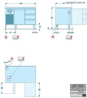 Холодильный стол SAGI IDEA KIA13M, фото №2, интернет-магазин пищевого оборудования Систем4