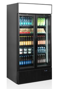 Холодильный шкаф Tefcold FSC1000H BLAC, фото №3, интернет-магазин пищевого оборудования Систем4