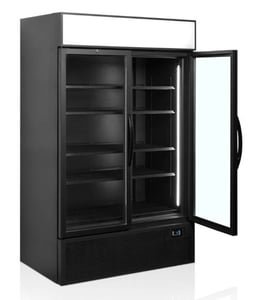 Холодильна шафа Tefcold FSC1200H BLACK, фото №1, інтернет-магазин харчового обладнання Систем4