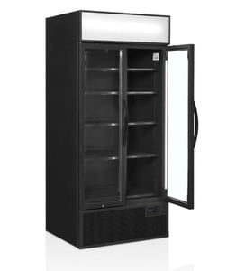 Холодильный шкаф Tefcold FSC890H BLACK, фото №2, интернет-магазин пищевого оборудования Систем4
