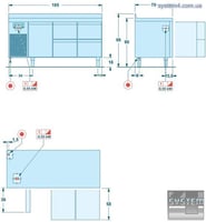 Холодильный стол SAGI IDEA  KIB4A, фото №2, интернет-магазин пищевого оборудования Систем4