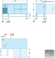 Холодильный стол SAGI IDEA  KIB4M, фото №2, интернет-магазин пищевого оборудования Систем4