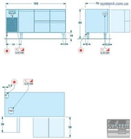 Холодильный стол SAGI IDEA  KIB4, фото №2, интернет-магазин пищевого оборудования Систем4