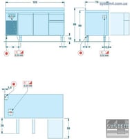 Холодильный стол SAGI IDEA  KIB11A, фото №2, интернет-магазин пищевого оборудования Систем4