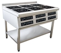 Плита шестиконфоркова (700) Tehma Modular TMI28M6 2,8кВт, фото №1, інтернет-магазин харчового обладнання Систем4