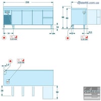 Холодильный стол SAGI IDEA  KIC2A, фото №2, интернет-магазин пищевого оборудования Систем4