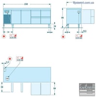Холодильный стол SAGI IDEA  KIC4M, фото №2, интернет-магазин пищевого оборудования Систем4