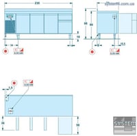 Холодильный стол SAGI IDEA  KIC11A, фото №2, интернет-магазин пищевого оборудования Систем4
