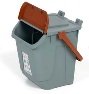 Контейнер для мусора Mobil Plastic 11/25GRB-BRB, фото №2, интернет-магазин пищевого оборудования Систем4