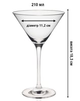 Келих для коктейлю Rona Martini серія Edition 60062800, фото №5, інтернет-магазин харчового обладнання Систем4