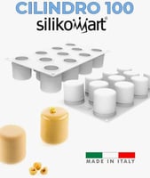 Силіконова форма для десертів CILINDRO 3D 100 Silikomart, фото №5, інтернет-магазин харчового обладнання Систем4