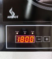 Плита індукційна AIRHOT IP3500 D SLIM подвійна, фото №4, інтернет-магазин харчового обладнання Систем4