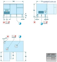 Холодильный стол SAGI IDEA KTIA11, фото №2, интернет-магазин пищевого оборудования Систем4