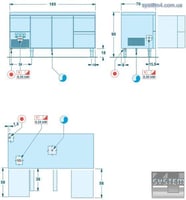 Холодильный стол SAGI IDEA KTIB2M, фото №2, интернет-магазин пищевого оборудования Систем4