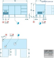 Холодильный стол SAGI IDEA KTIB13A, фото №2, интернет-магазин пищевого оборудования Систем4