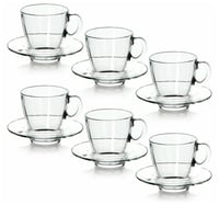 Чашка с блюдцем 215 мл Pasabahce AQUA 95040, фото №6, интернет-магазин пищевого оборудования Систем4