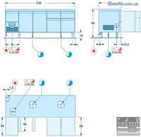 Холодильный стол SAGI IDEA KTIC22M, фото №2, интернет-магазин пищевого оборудования Систем4