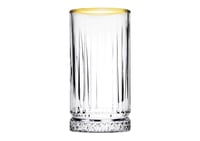 Склянка 435 мл Pasabahce ELYSIA GOLD BAND 520015G