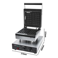 Вафельниця GGM Gastro WAEBJ1, фото №2, інтернет-магазин харчового обладнання Систем4
