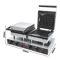 Вафельница GGM Gastro WAEBJ2, фото №4, интернет-магазин пищевого оборудования Систем4