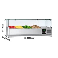 Витрина холодильная GGM Gastro AGG124ND, фото №1, интернет-магазин пищевого оборудования Систем4