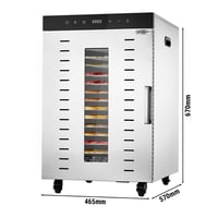 Дегідратор GGM Gastro DGHB16, фото №1, інтернет-магазин харчового обладнання Систем4