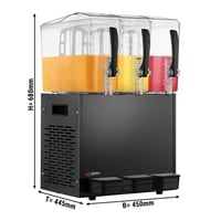Диспенсер (сокоохладитель) 3х10 л GGM Gastro SSNC30S, фото №5, интернет-магазин пищевого оборудования Систем4